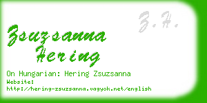 zsuzsanna hering business card